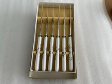 Vintage Crown Staffordshire Spreader Knives - Immaculate Condition - Set of Six