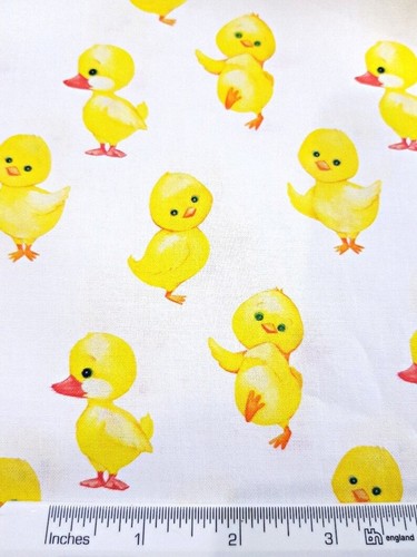 Easter chicks cotton fabric - easter,