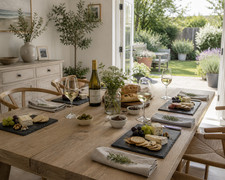 Rectangle Slate Dinner Plates