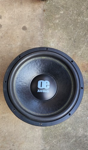 Audio 2500w rms spl - oe, 15"
