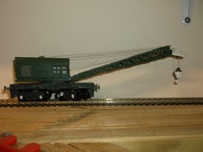 Airfix breakdown crane kit built - green in working order