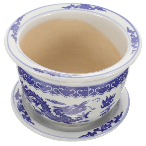 Ceramic planter chinese - ceramic, flower