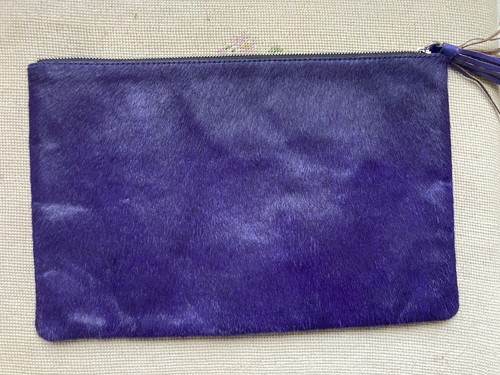 Purple indigo leather - indigo,