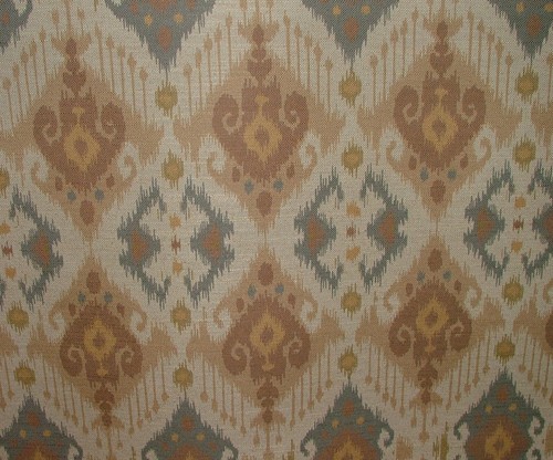 Boho shell ikat linen blend - shell,