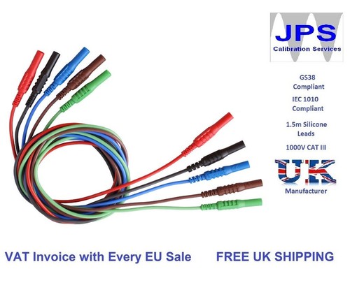 Test leads 4mm - 4mm, for