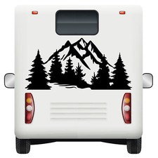 Mountain wall car stickers - mountain,