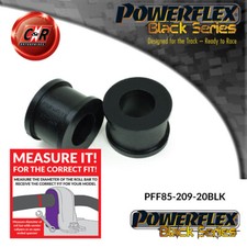 Powerflex Black Frnt ARB Eye Bolt Bushes 20mm For VW Corrado VR6 PFF85-209-20BLK