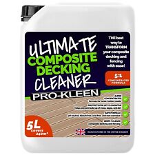 ProKleen Composite Decking Cleaner Patio Fencing Mould Algae Remover Liquid 5L