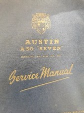 Austin A30 Seven original Service (Workshop) Manual AS3 AS4 A2S4 1954 No. 879/A