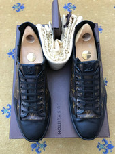 Louis Vuitton Trainers Sneaker Slalom Shoes Monogram Brown Mens UK 10 US 11 44