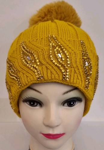 Chunky knit bobble - knit, ladies
