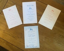 The Royal Order of Buffaloes  Exaltation Invitation Cards Bob Arnold The Archers