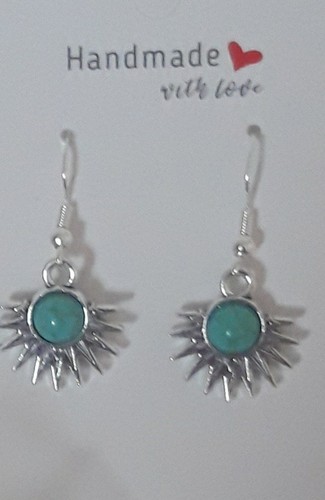 New boho sun burst earrings - new,
