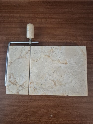 Vintage marble cheese slicer - vintage,
