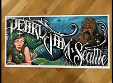 Pearl Jam Poster.  Seattle Billboard By Munk One,maxx242 And Soto S/n Out Of 165