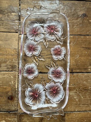 Walther glass pink pansy - glass,