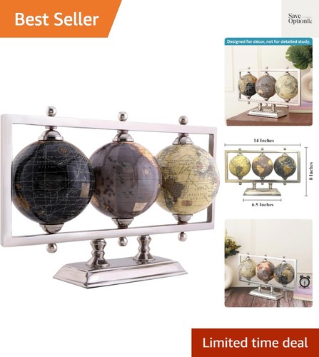 Set world globes - 3, 4''