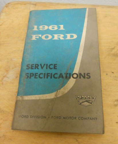 1961 ford service - 1961,