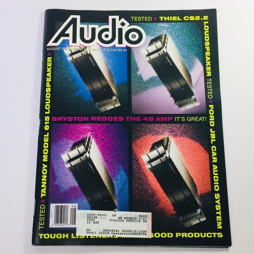 Audio magazine august 1992 - august,