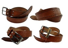 Western cowgirl belt tooled - western,