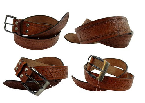 Western cowgirl belt tooled - cowgirl,