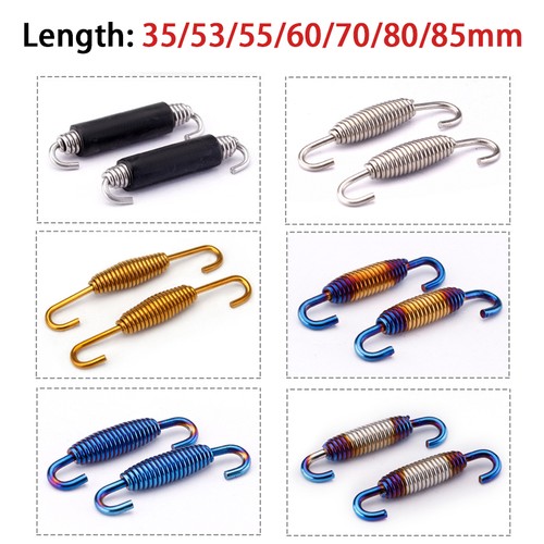 Motorcycle exhaust pipe spring - pipe,