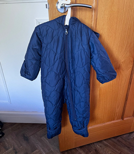 Uniqlo baby navy quilted - navy,
