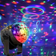1X Magic Ball Light LED RGB Party Disco Lights Rotating Stage Club Decor Remote