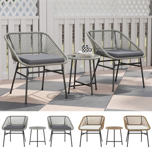 Pieces rattan bistro set - pieces,