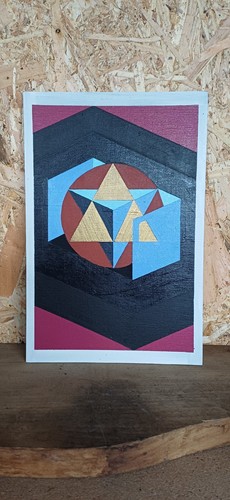 Modern abstract painting the