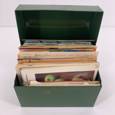 Vintage Tin Recipe Box