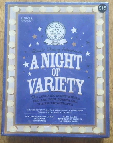Night variety game - of, variety’