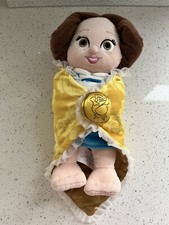 Disney Parks Babies in Blanket Plush Toy Belle Beauty & The Beast Discontinued