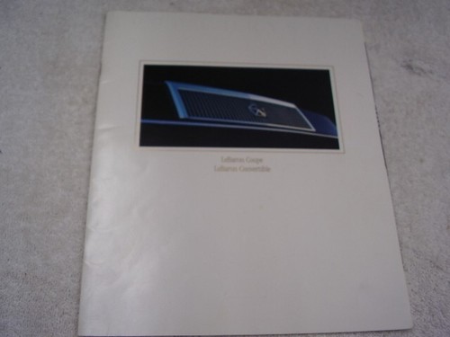 1990 chrysler lebaron - ,