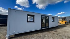 32x10ft Site Office with Toilet & Kitchen Unit / Portable Building / Site Cabin
