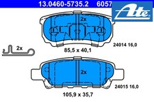 REAR BRAKE PADS SET