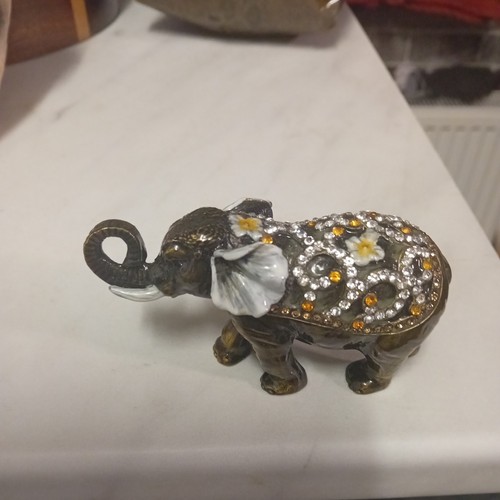 Elephant trinket box - elephant,