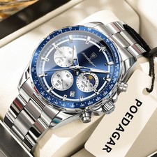Men Quartz Watch Stainless