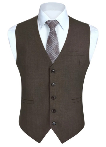 Men vintage waistcoat formal - men's,