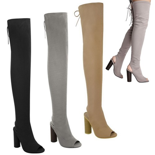 Ladies womens thigh high - thigh,