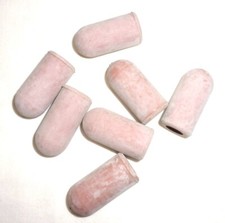 Small lot of rubber bump stops/ends  1 3/8" long for 7/16th dia spigots