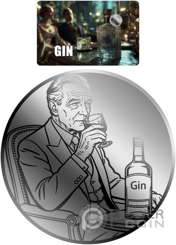 Gin 500 palladium coin - gin,