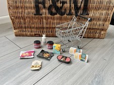 M&S Little Shop Shopping Trolley & Food Figures Marks & Spencer