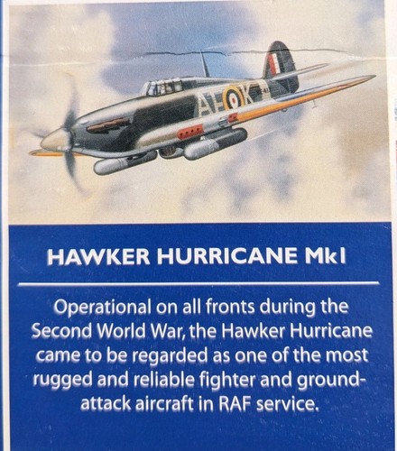 Airfix hawker hurricane - 1:72,