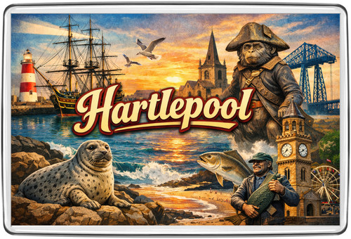 Hartlepool monkey statue - monkey,