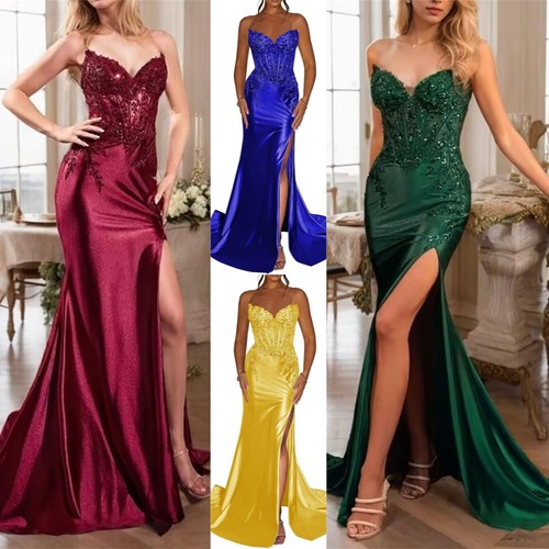 Strapless mermaid prom dress - strapless,