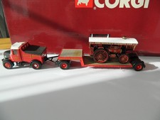 Corgi 1:50 Scale Scammell Crusader Low Loader & Traction Engine in G/VGC Code 3.