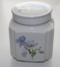 Vintage Sadler floral decorated lidded pot / tea caddy