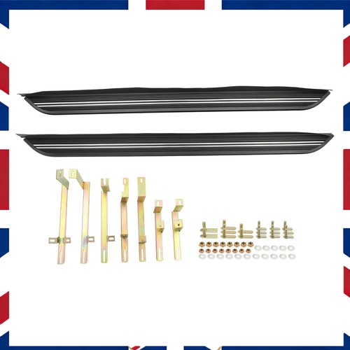 Side running boards black - boards,