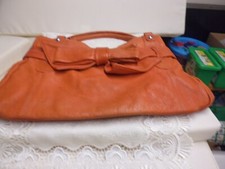 Designer Lloyd Baker Burnt Orange Double Top Handles Zipped Bag Casual Travel